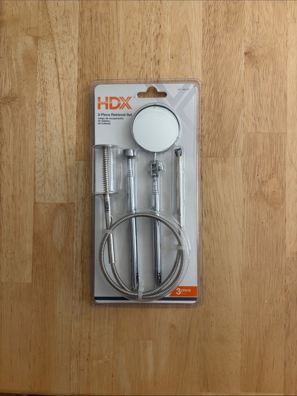 Home Depot 3-Piece Retrieval Tool Set - Silver